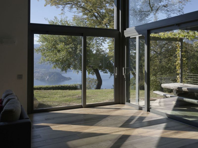 Living room with panoramic view
