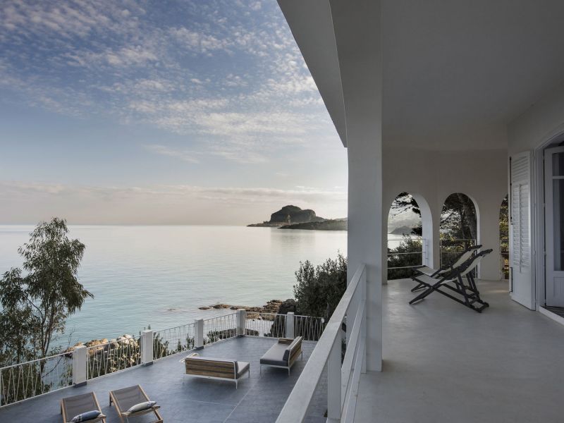 The wonderful seaview from the balcony.