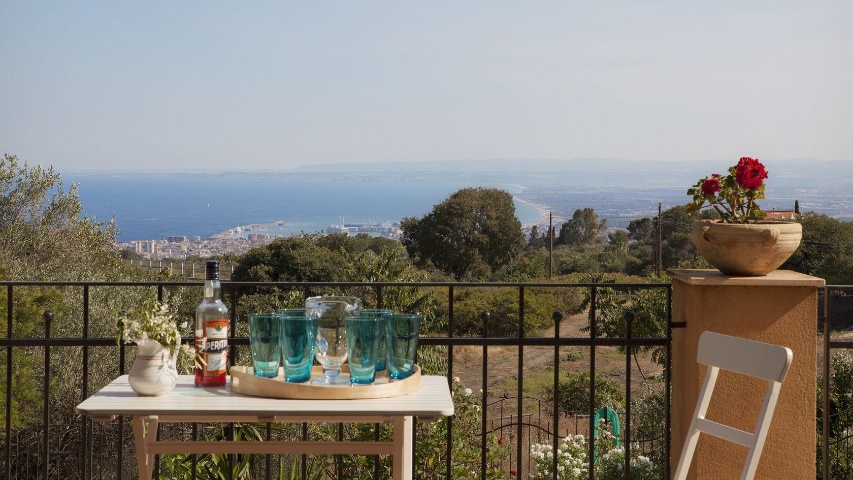 Ionian sea view from the terrace
