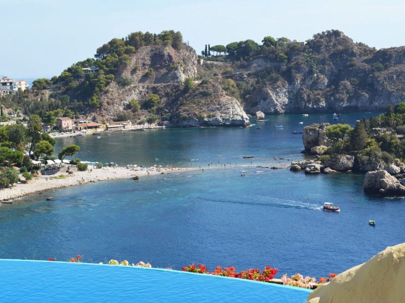 Infinity pool with panoramic view