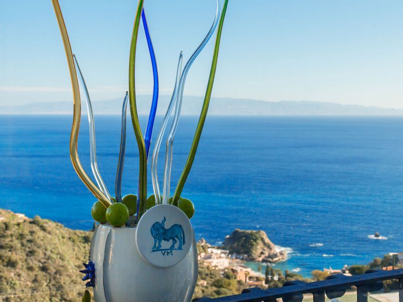 Enchanting seaview from each bedroom of the villa.