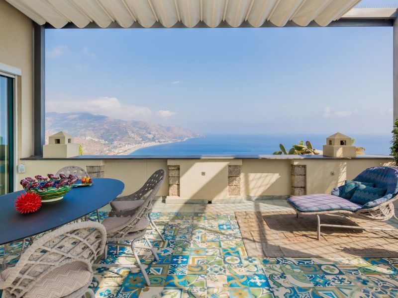 Panoramic terrace ideal for relaxing time.