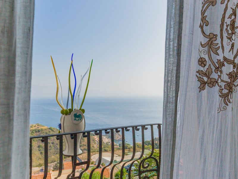 Isolabella sea view from the bedroom on the first floor.