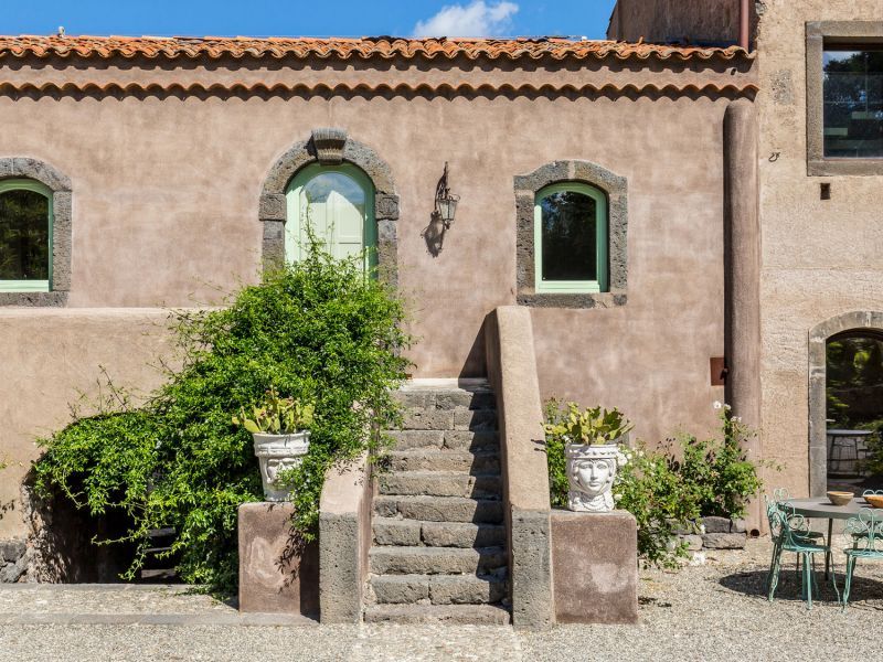 A courtyard corner.
